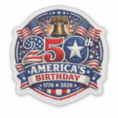 Amerika 250 sticker (Voorkant)