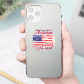Amerika 250 sticker (Telefoon)