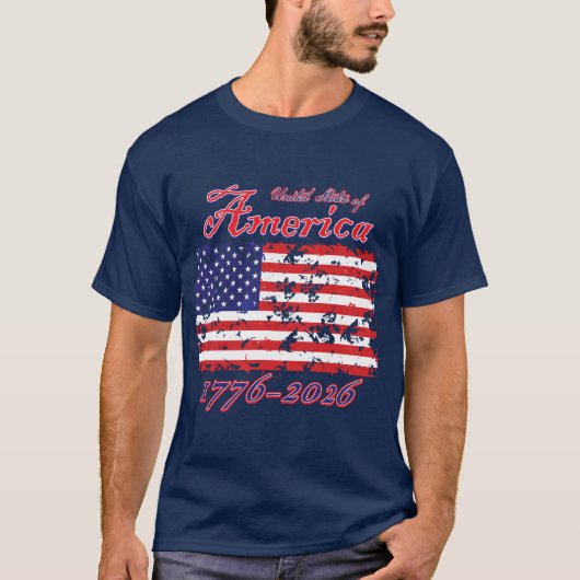 Amerika 250 t-shirt (Voorkant)
