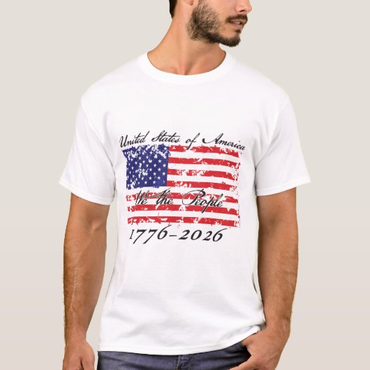 Amerika 250 t-shirt (Voorkant)