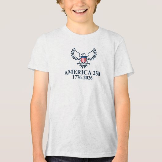 Amerika 250 Tri-Blend shirt (Voorkant)