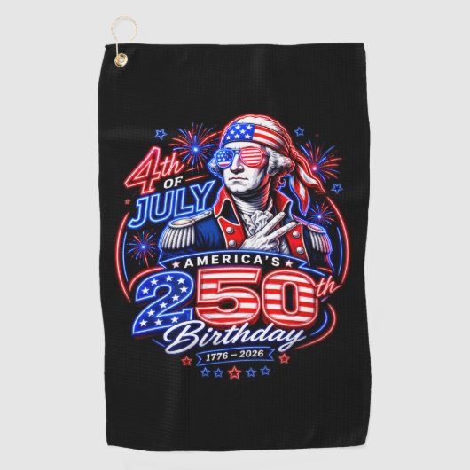Amerika 250 Twee Golfhanddoek (Voorkant)