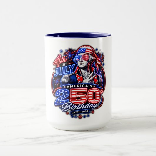 Amerika 250 Twee Mok (Midden)