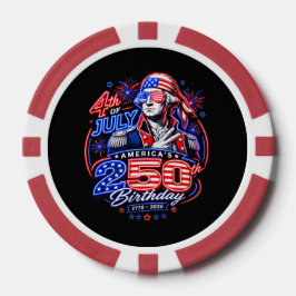 Amerika 250 Twee Poker Chips