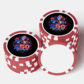 Amerika 250 Twee Poker Chips (Opstapeling)