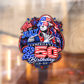 Amerika 250 Twee Raamsticker (Vel 2)