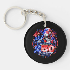 Amerika 250 Twee Sleutelhanger