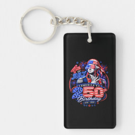 Amerika 250 Twee Sleutelhanger