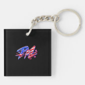Amerika 250 Twee Sleutelhanger (Achterkant)