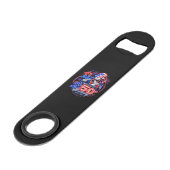 Amerika 250 Twee Speed Flessenopener (Voorkant Gekanteld)