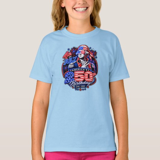 Amerika 250 Twee T-shirt (Voorkant)