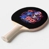 Amerika 250 Twee Tafeltennisbatje (Voorkant Gekanteld)