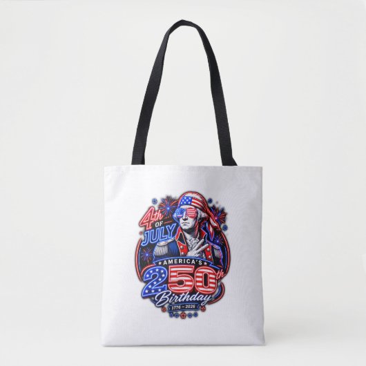 Amerika 250 Twee Tote Bag (Voorkant)