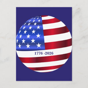 Amerika 250 Verjaardag 1776-2026 Briefkaart