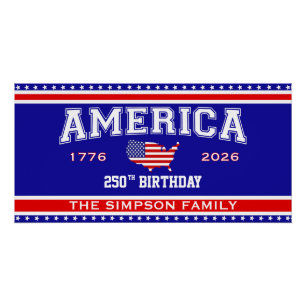 Amerika 250 Verjaardag 1776-2026 Perfect Poster