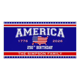 Amerika 250 Verjaardag 1776-2026 Perfect Poster