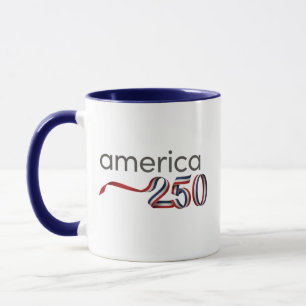 Amerika 250 Verjaardagsmok - Aangepast USA Vlag Ca Mok