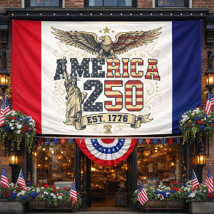 Amerika 250 Verjaardagsontwerp Spandoek