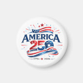 Amerika 250 Viering 1776–2026 Jubileum Magneet (Voorkant)