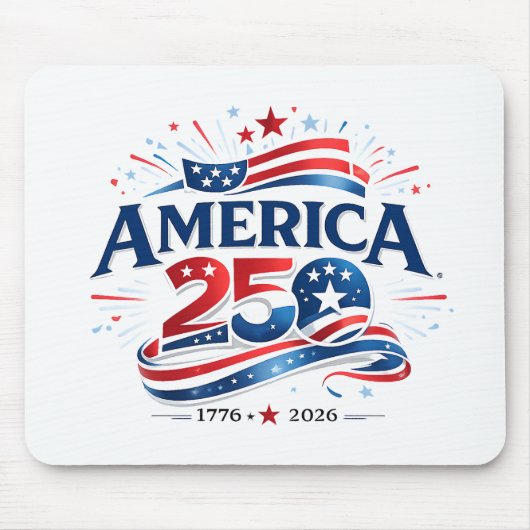 Amerika 250 Viering 1776–2026 Jubileum Muismat (Voorkant)