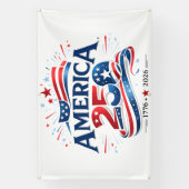 Amerika 250 Viering 1776–2026 Jubileum Spandoek (Verticaal)