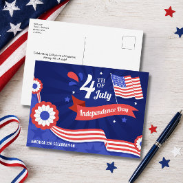 Amerika 250 Viering Onafhankelijkheidsdag 2026 Feestdagenkaart