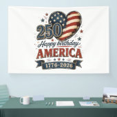 Amerika 250 Viering Spandoek (Beurs)