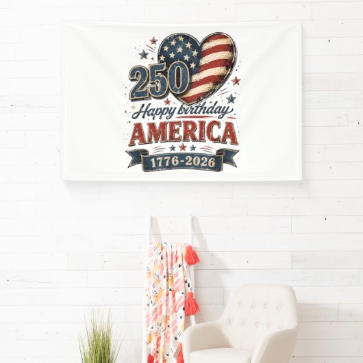 Amerika 250 Viering Spandoek (Insitu)