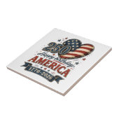 Amerika 250 Viering Tegeltje (Zijkant)