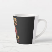 Amerika 250 VS Retro Zonsondergang Latte Mok (Rechts)