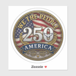 Amerika 250 Wij Het Volk  Sticker