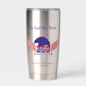 Amerika 250e-Geest van Vrijheid-Bewerkbare Tekst Geïsoleerde Drinkbeker (Achterkant)