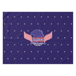 Amerika 250e-Geest van Vrijheid-Op Blauwe Tafelkleed