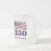 Amerika 250e Liberty Bell Matglas Koffiemok (Voorkant rechts)