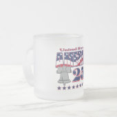 Amerika 250e Liberty Bell Matglas Koffiemok (Voorkant links)