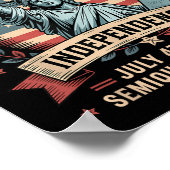 Amerika 250e verjaardag 250 jaar Amerika  Poster (Hoek)