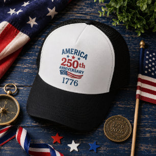 Amerika 250e verjaardag 250e Onafhankelijkheidsdag Trucker Pet