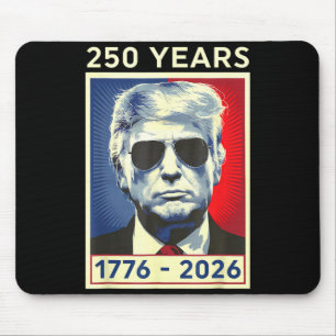 Amerika 250e verjaardag 4 juli 250 jaar Trump Muismat