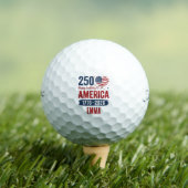 Amerika 250e verjaardag, aangepaste naam VS Golfballen (Insitu Shirt)