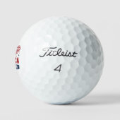 Amerika 250e verjaardag, aangepaste naam VS Golfballen (Logo)