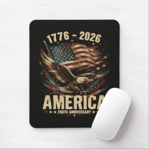 Amerika 250e verjaardag Adelaar Patriottisch Muismat