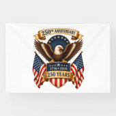 Amerika 250e verjaardag Adelaar Spandoek (Horizontaal)