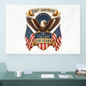 Amerika 250e verjaardag Adelaar Spandoek (Beurs)