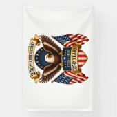 Amerika 250e verjaardag Adelaar Spandoek (Verticaal)