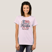 Amerika 250e verjaardag Dames t-shirt (Voorkant volledig)