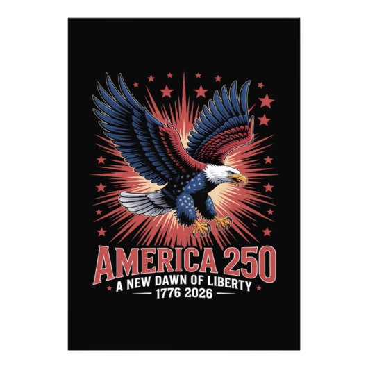 Amerika 250e verjaardag foto afdruk (Voorkant)