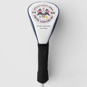 Amerika 250e verjaardag Gepersonaliseerd  Golfheadcover (Voorkant)