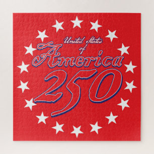 Amerika 250e verjaardag legpuzzel
