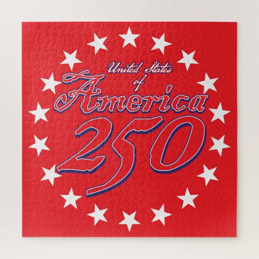 Amerika 250e verjaardag legpuzzel (Verticaal)