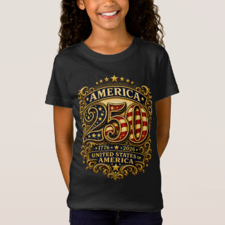 Amerika 250e verjaardag Patriottisch 1776-2026 T-shirt
